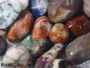 Working with healing stones at Wicked Stones