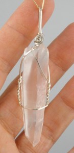 Lemurian Seed Crystal wire wrap