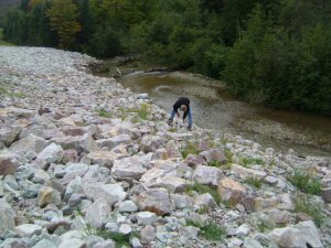 Collecting Aventurine Quartz in Ontario
