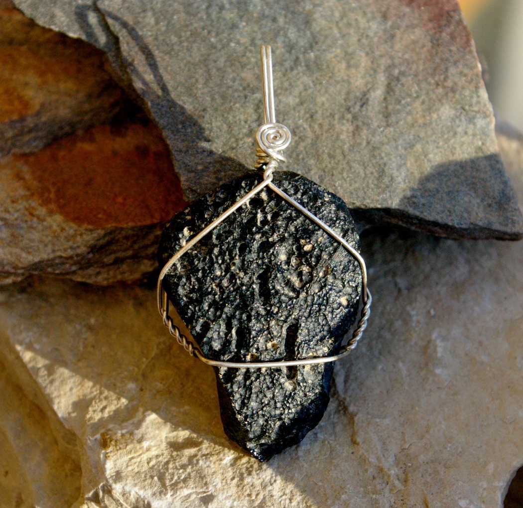 Tektite meteor jewelry