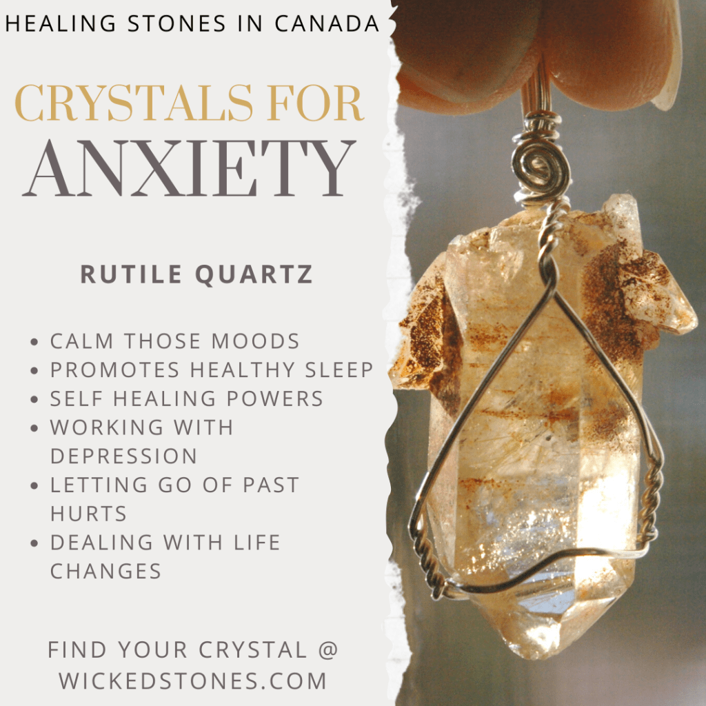 Crystals for worry, stress and anxiety at Wicked Stones in Canada